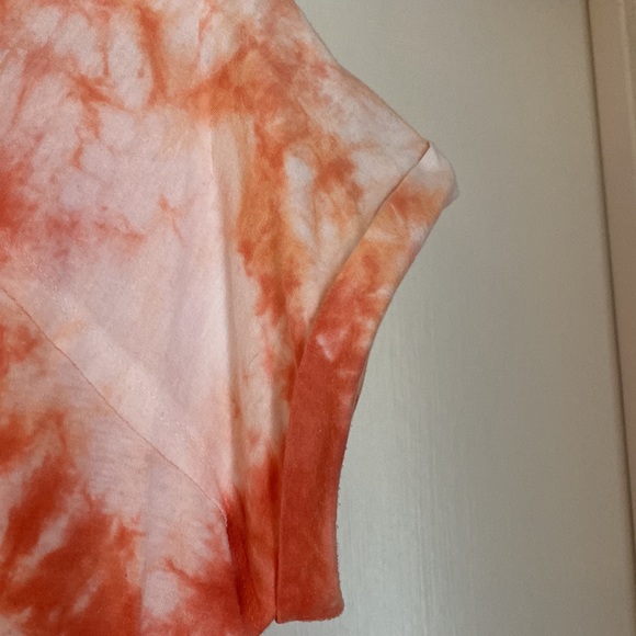 Rxb XL tie front and tie dyed print with beading and cuffed sleeve - Picture 4 of 4